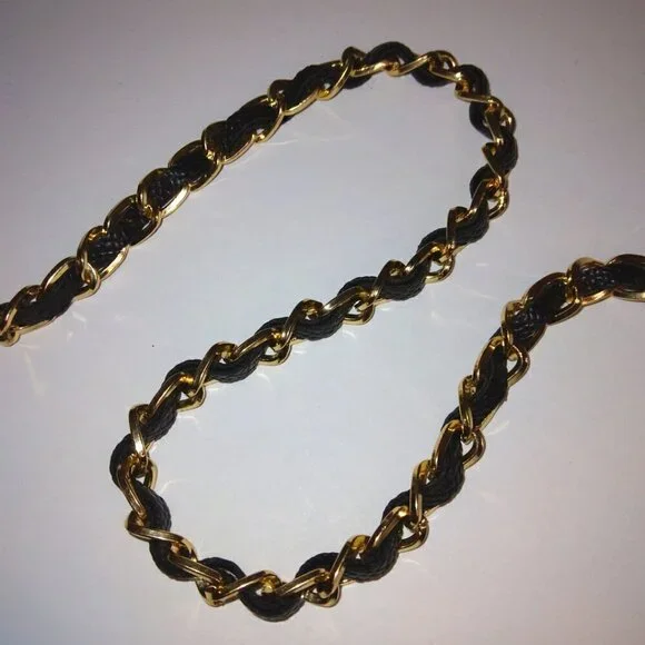 BEBE BLACK & GRAY GOLD MONOGRAM LEATHER CAMERA BAG CROSSBODY PURSE - NWT - Picture 7 of 12